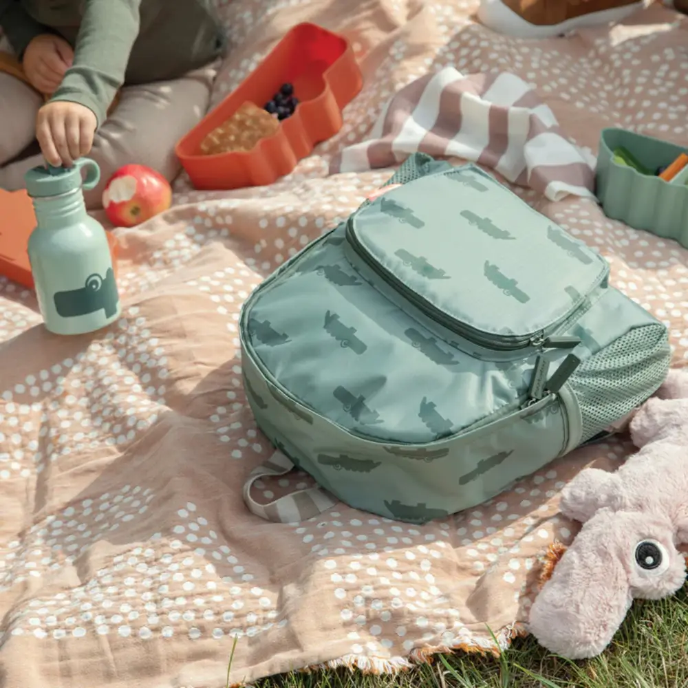 Done by Deer Ryggsäck Croco Green