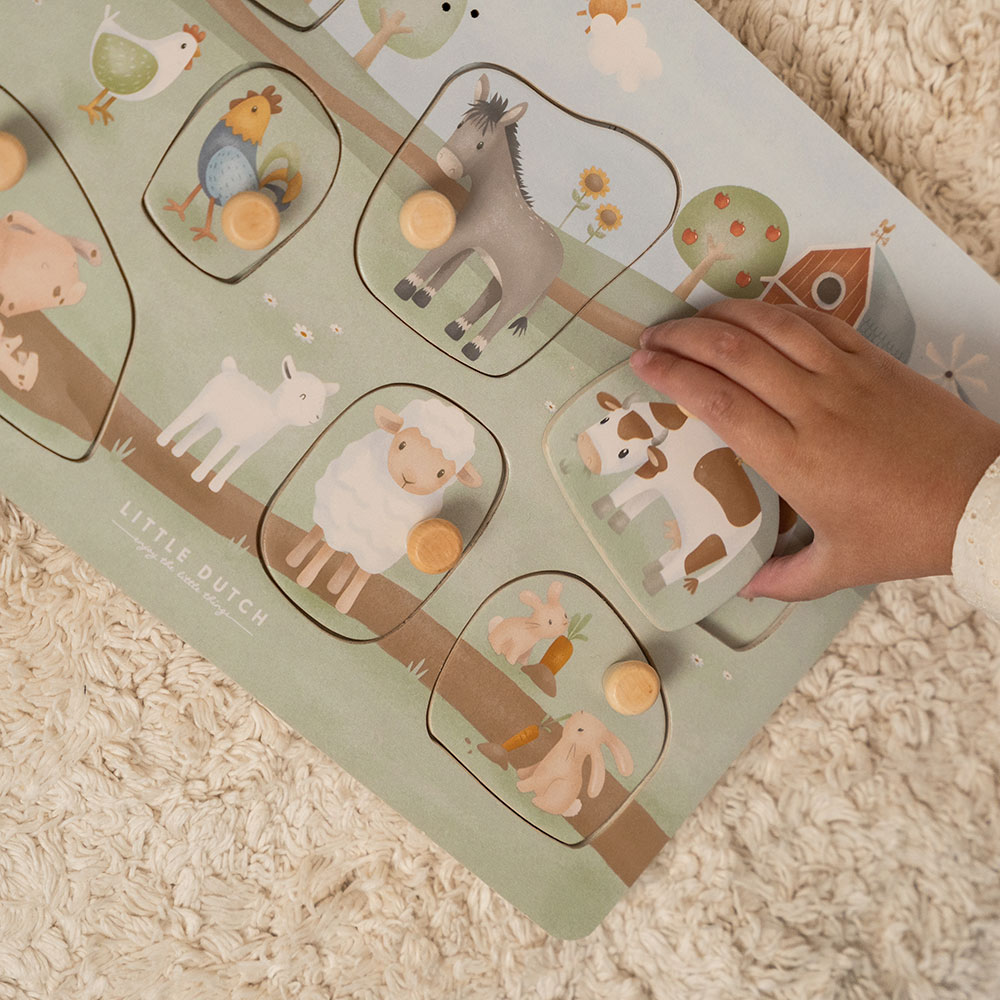 Little Dutch Ljudpussel i trä – Little Farm