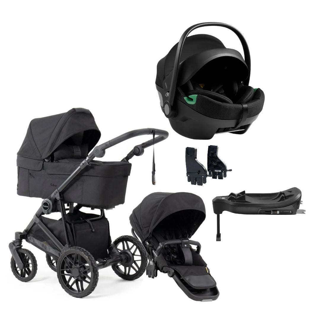 Emmaljunga Super Sonic Black Edition + Axkid Gokid