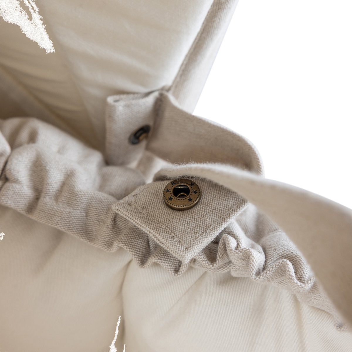Sebra Babynest 3-i-1 med huv morning beige melange