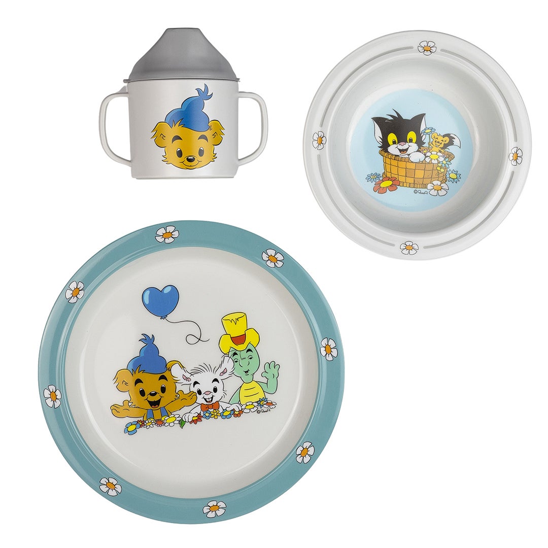 Rätt Start Bamse Blomma Barnservis 3-del