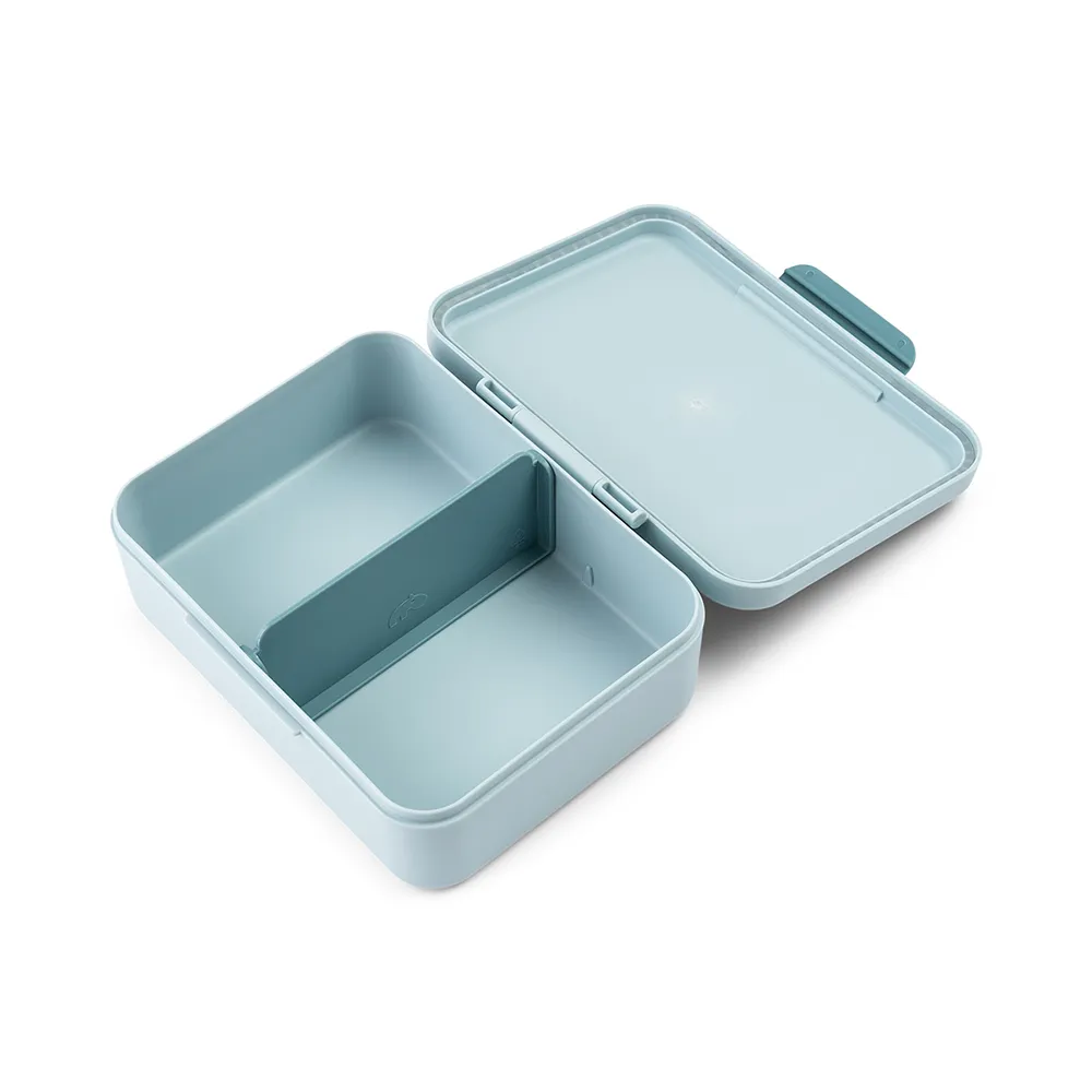 Done by Deer matlåda med avdelare Tiny Farm Blue