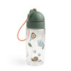 Done by Deer vattenflaska med sugrör tiny trails green 350 ml