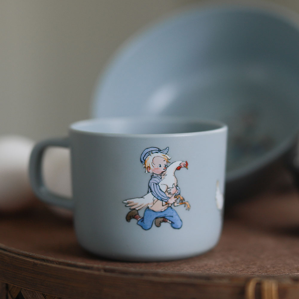 Rätt Start Emil i Lönneberga Mugg med handtag blå