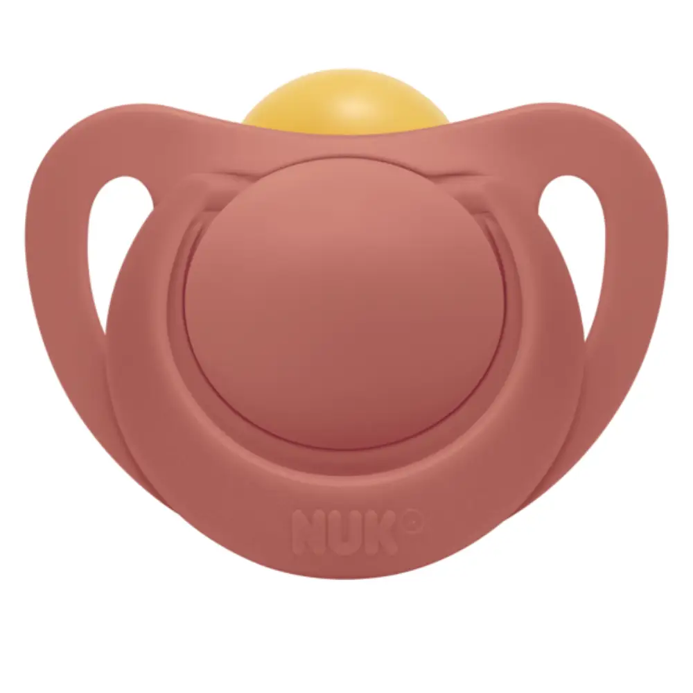 NUK for Nature Napp Latex 0-6 m- Red/Cream