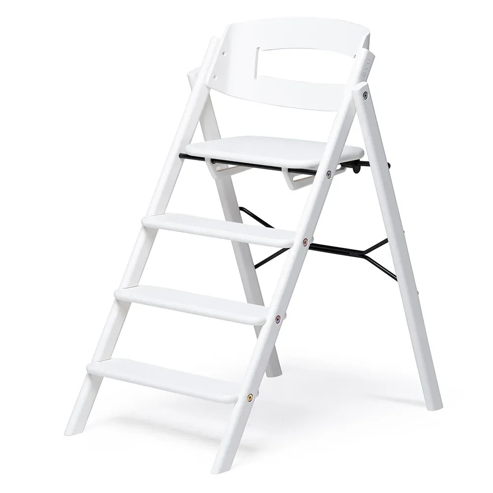 Kaos Klapp Matstol Bok Vit