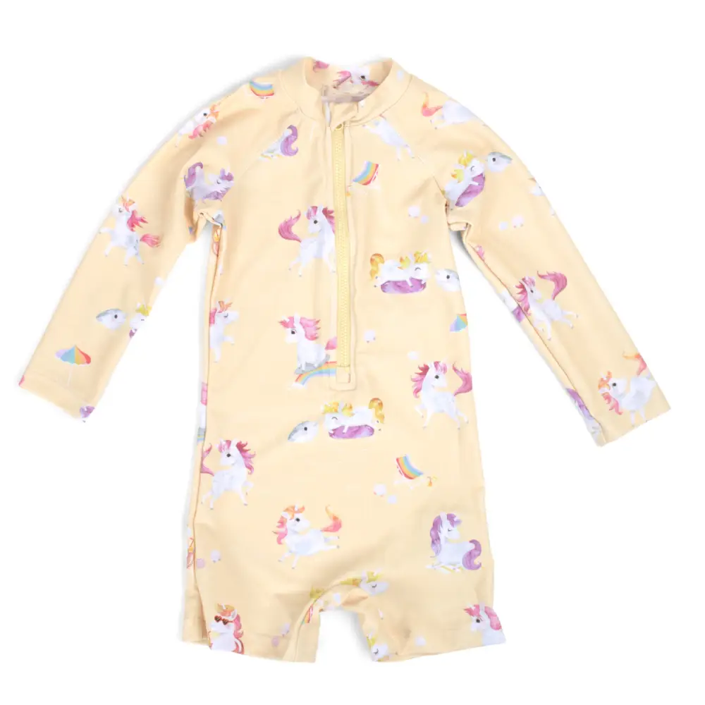 Filibabba villads – Uv-dräkt 3-4 år– unicorn shores