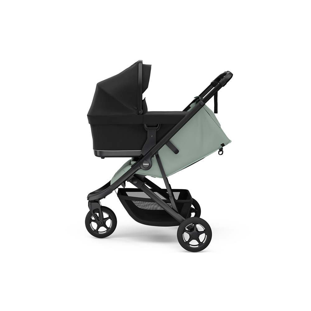Thule Spring 2 Barnvagn Mist Green on Black