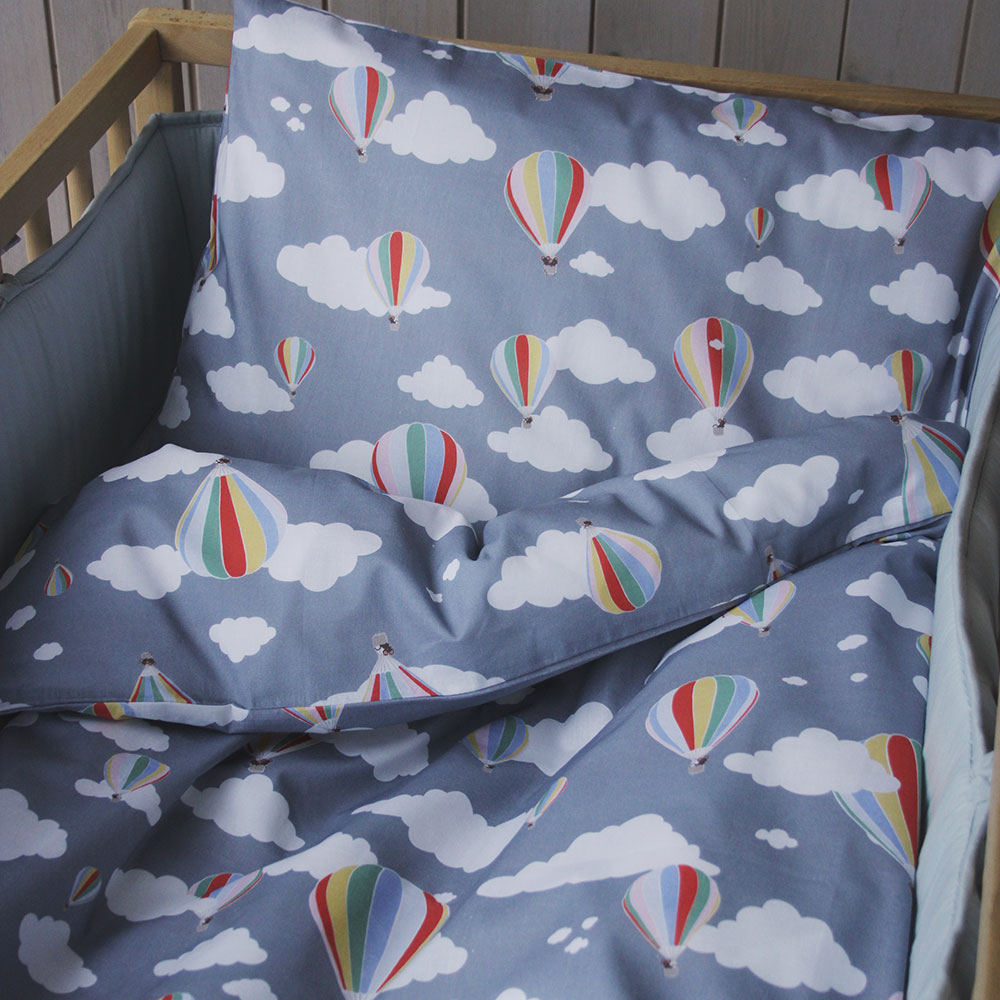 Rätt Start Luftballong Påslakanset spjälsäng midnattsbl