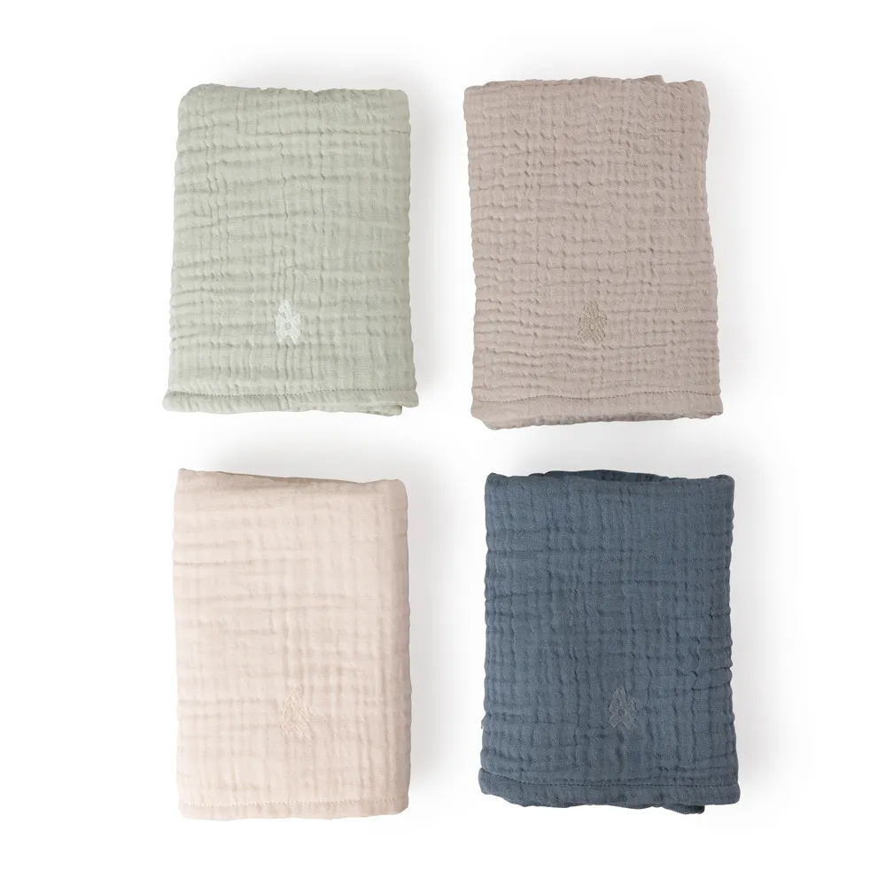Sebra Skötbäddsunderlägg 2-pack muslin beige