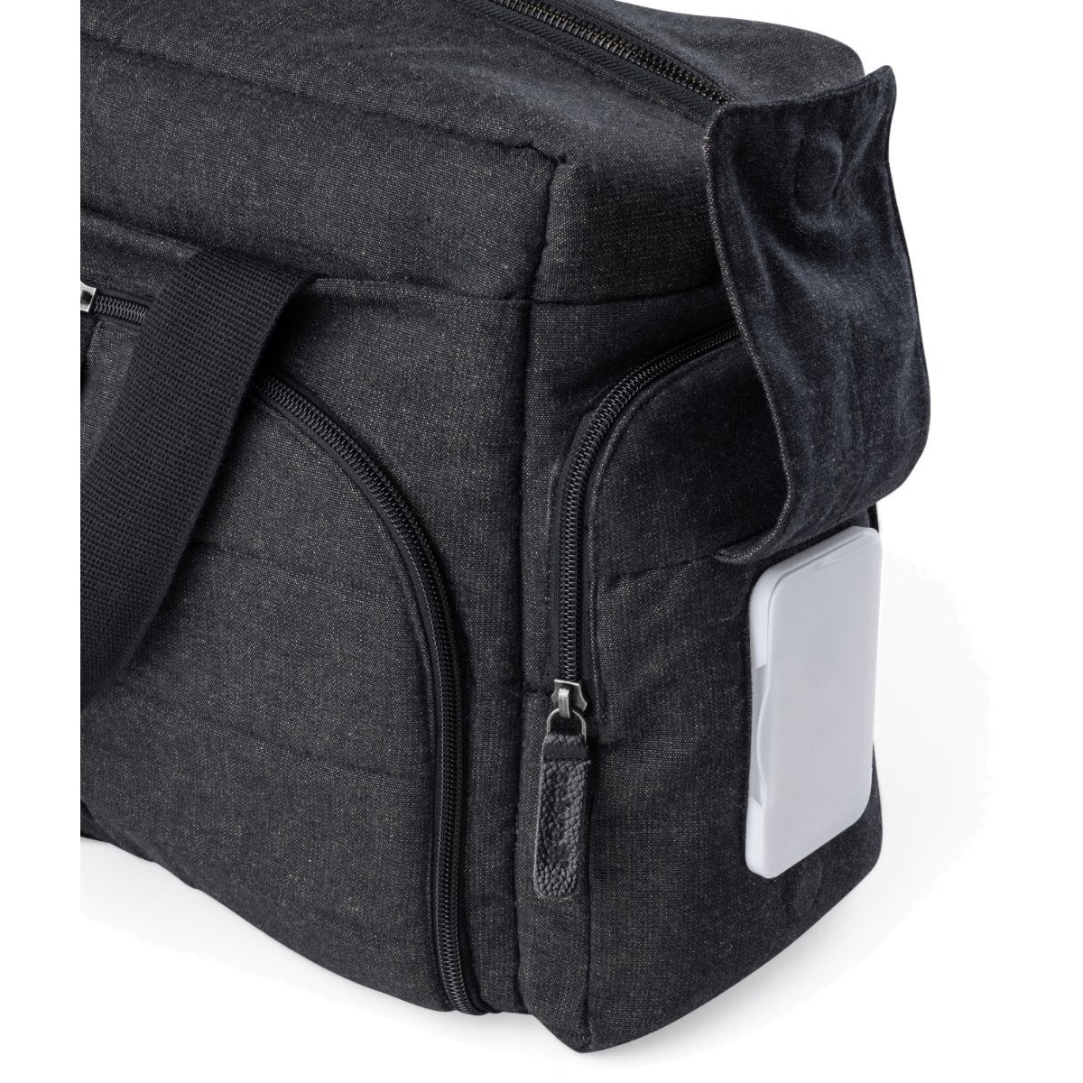 Sebra On-the-go skötväska dark grey melange