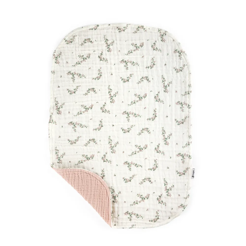 Sebra Skötbäddsunderlägg 2-pack muslin Powder blue