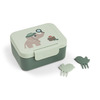 Done by Deer tiny lunch box med snackspinnar tiny trails green