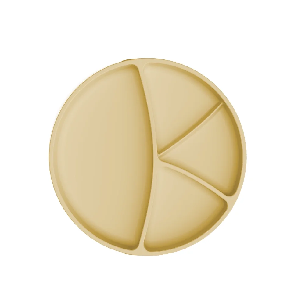Everyday Baby Silikontallrik med sugkopp Soft Yellow