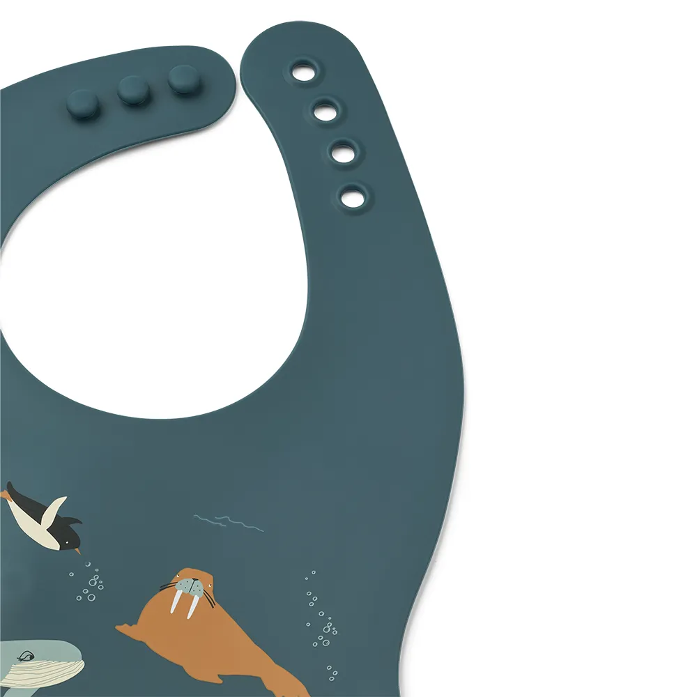 Liewood Ember Haklapp 2-pack Arctic Sea / Ocean view