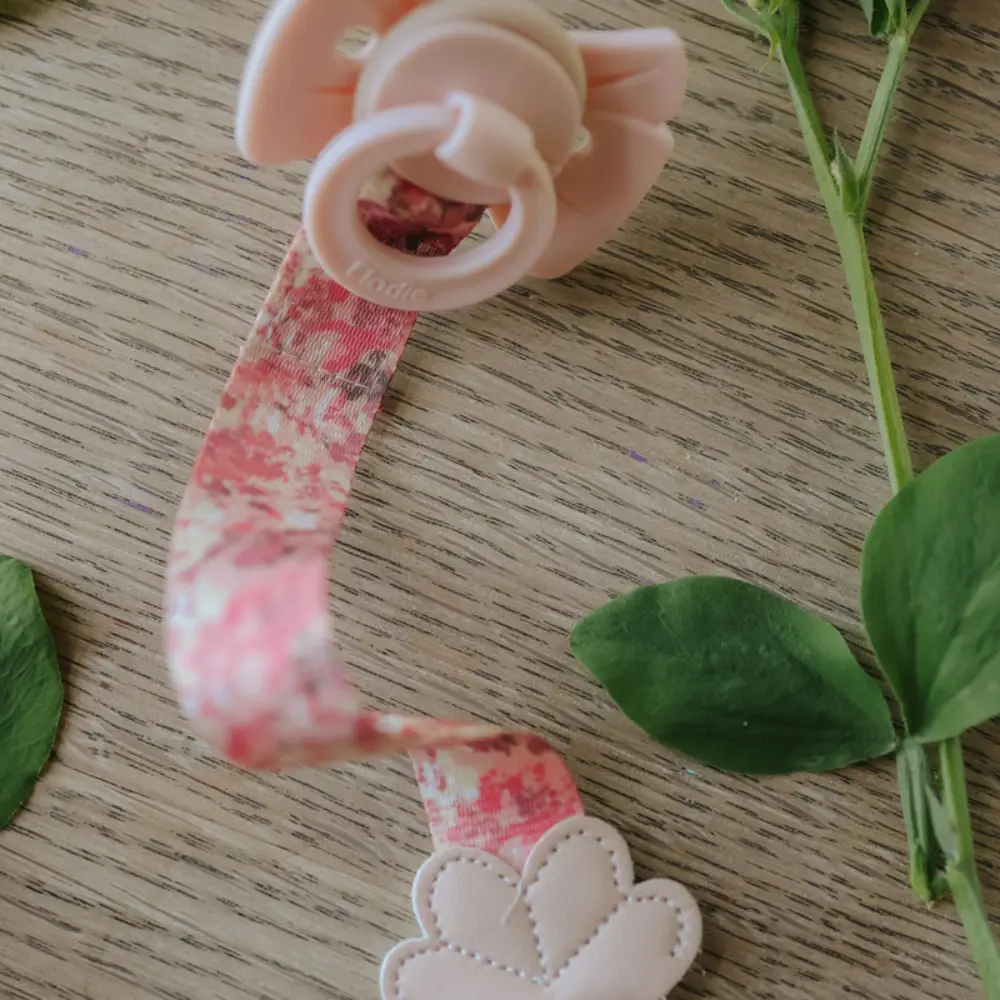 Elodie Binky Bow Napp Misty Pink One size