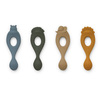 Liewood Liva silikonsked 4-pack Safari/blue multi mix 1118