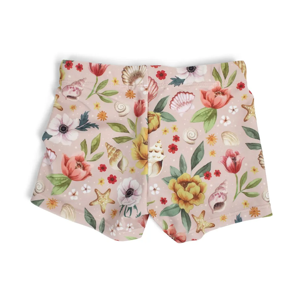 Filibabba Orla Badshorts 3-4 år - Ocean Blossom