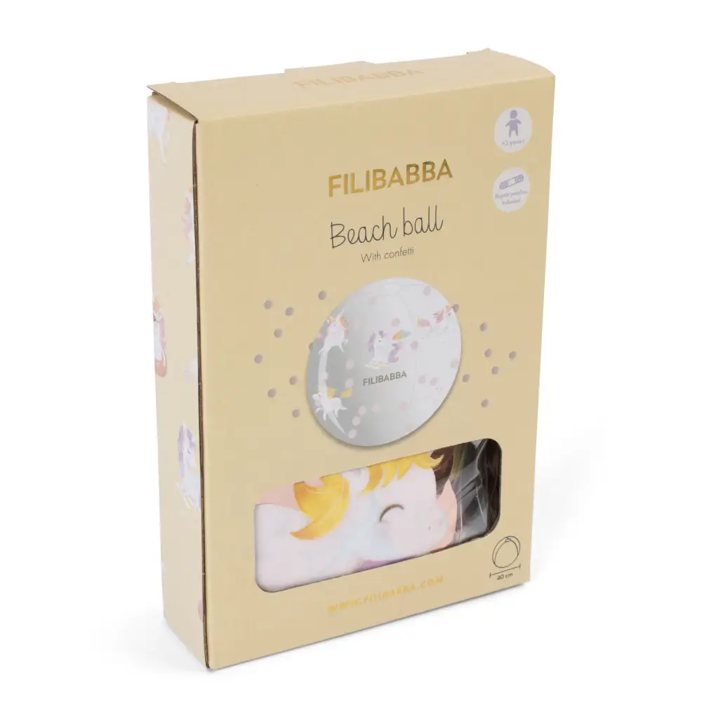 Filibabba Badboll alfie – unicorn shores confetti