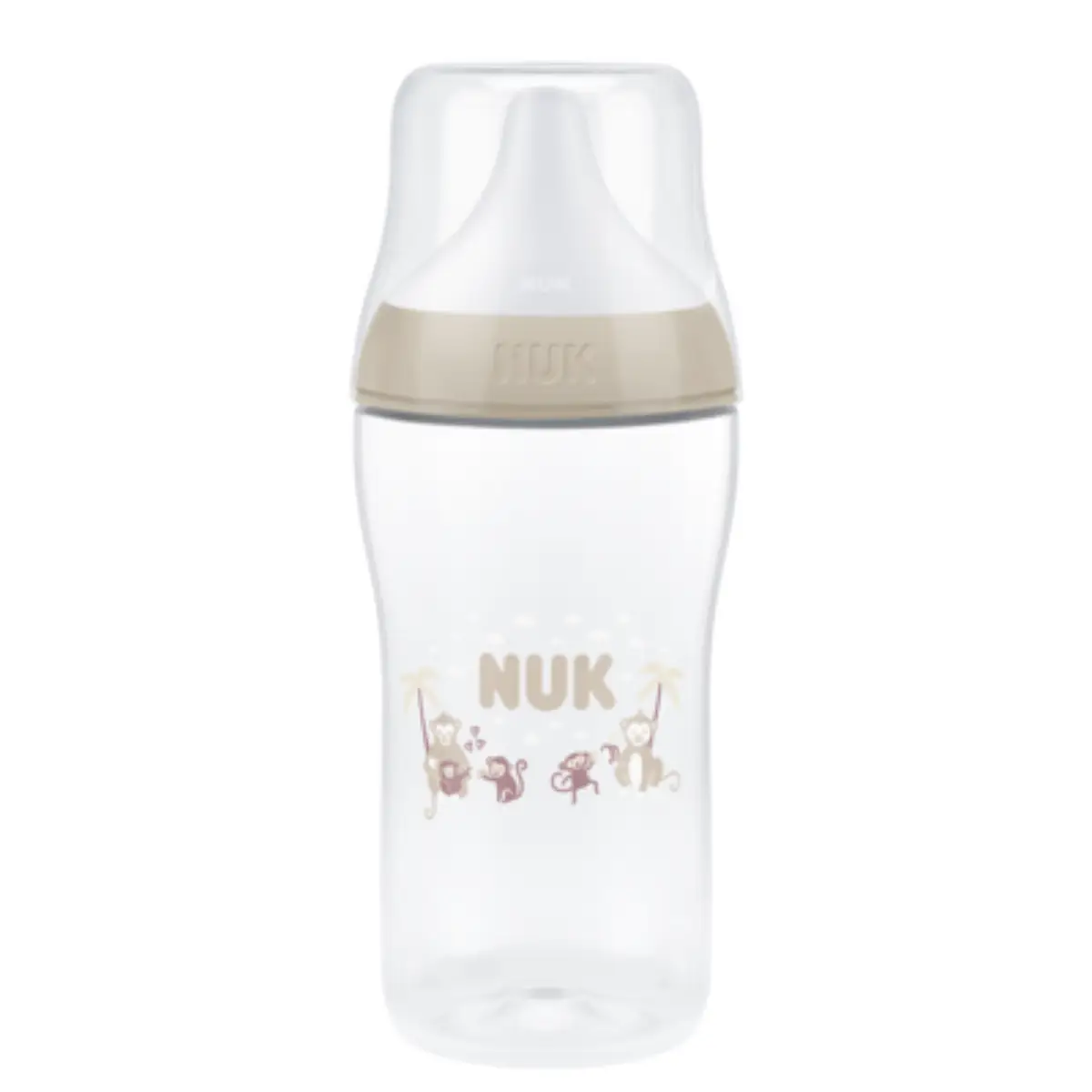 NUK perfect match bottle 260 ml, monkey 3 mån+