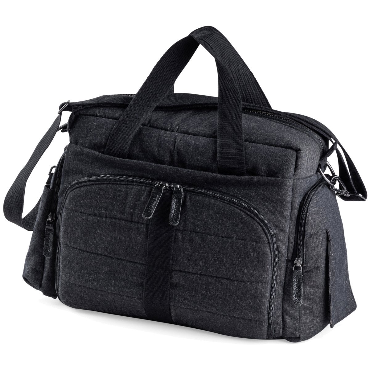 Sebra On-the-go skötväska dark grey melange