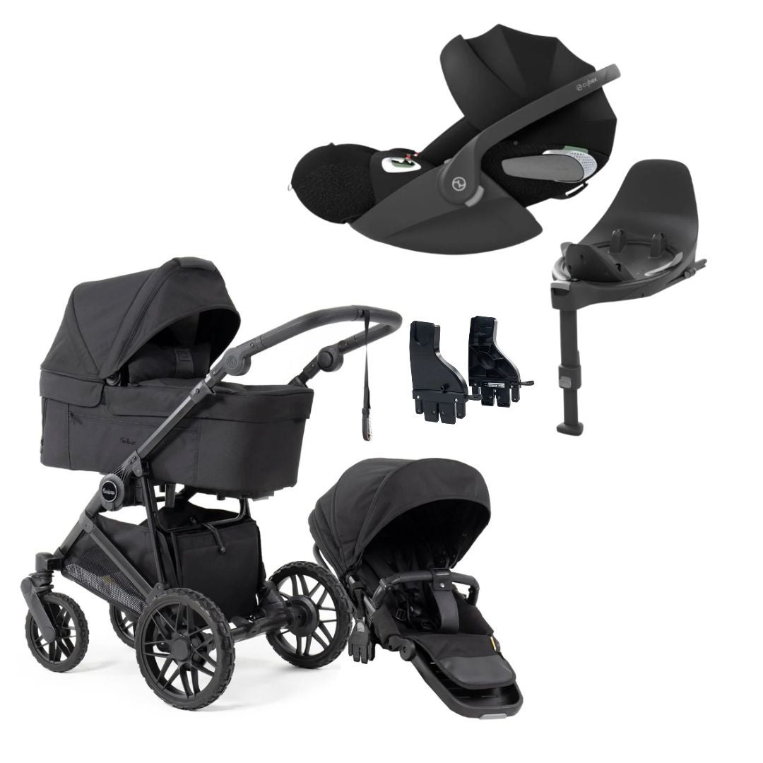 Emmaljunga Super Sonic Black Edition + Cybex Cloud T