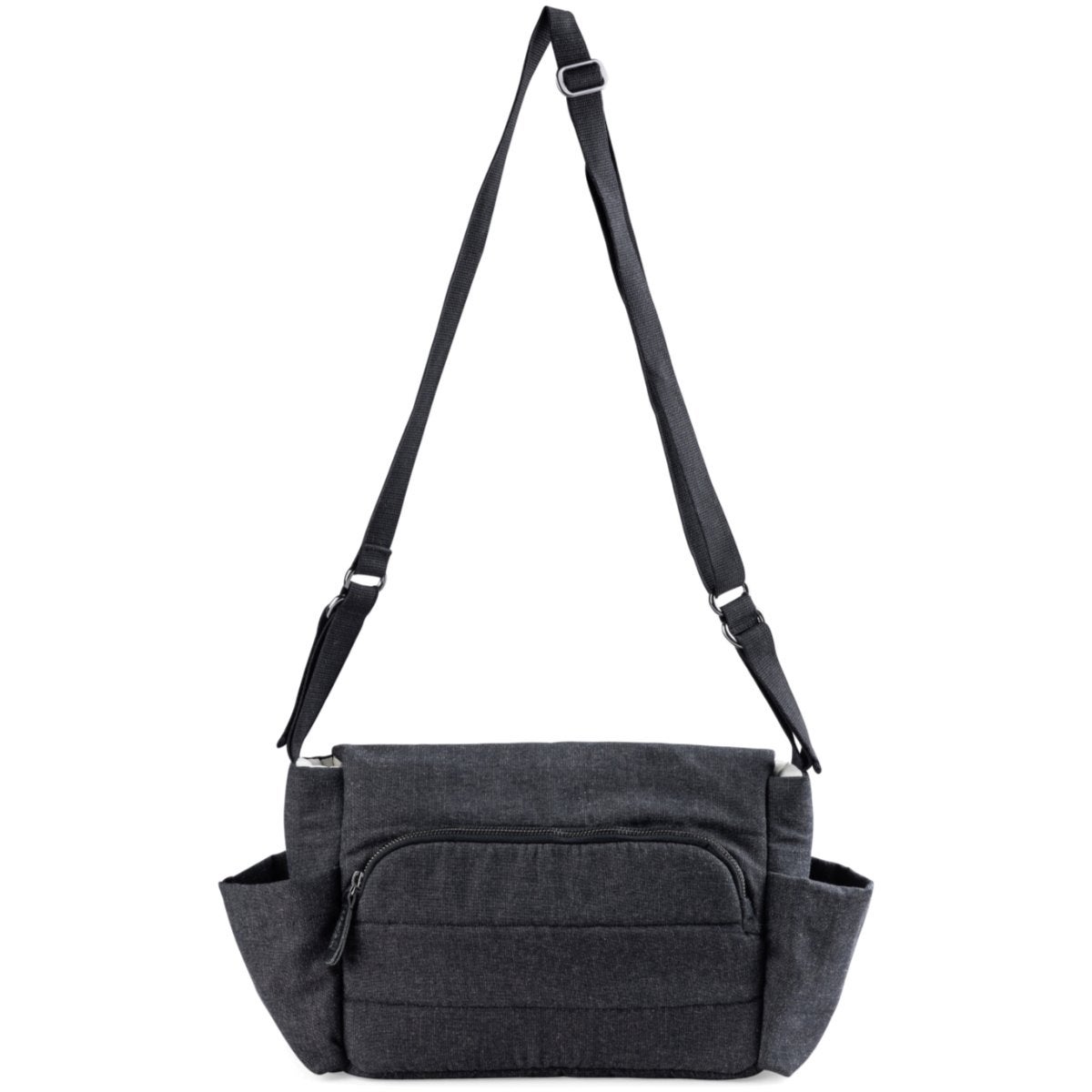 Sebra On-the-go mini skötväska dark grey melange