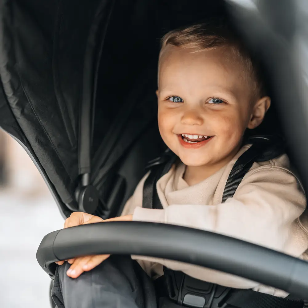 Thule Sleek 2 barnvagn bundle Black