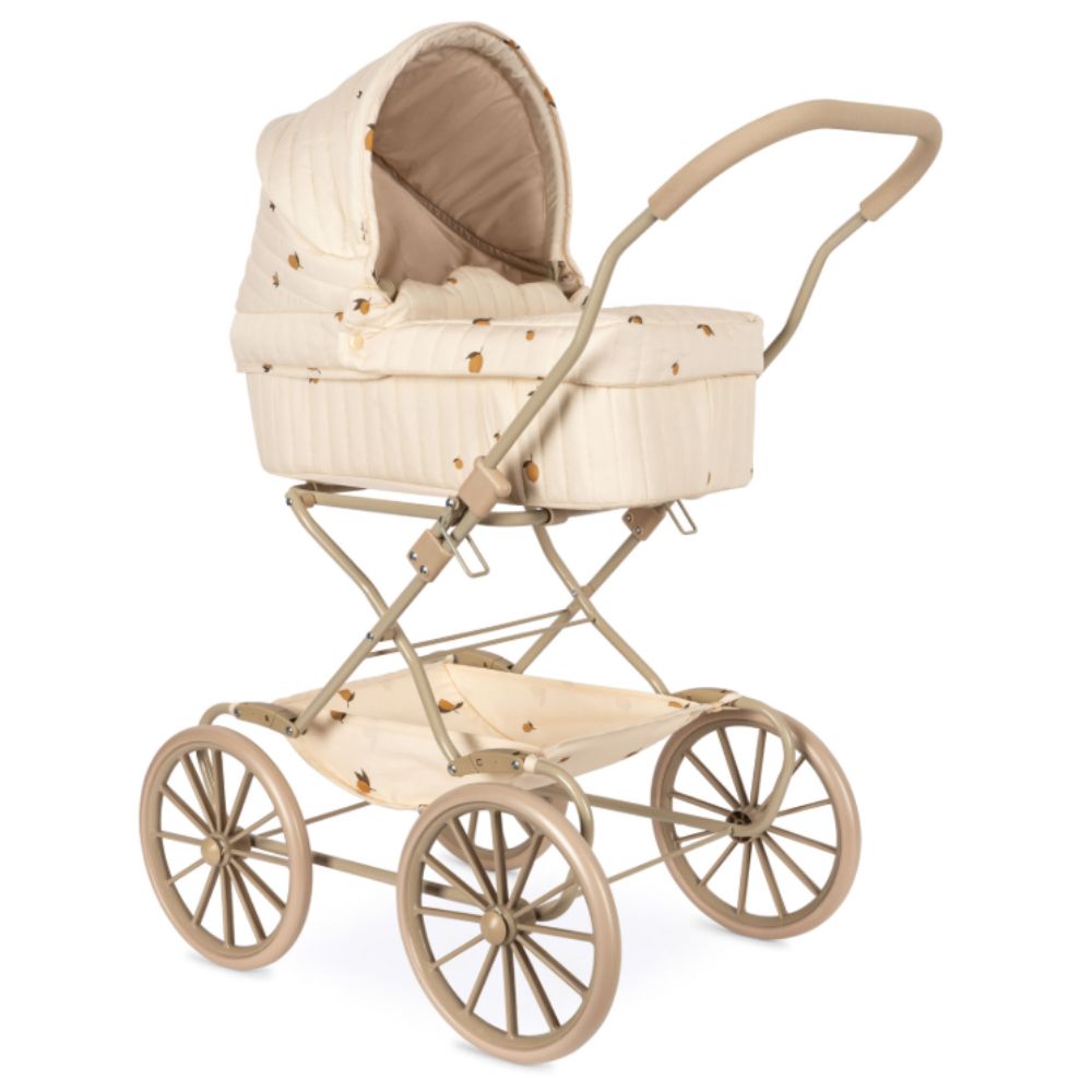 Konges Slöjd Doll Pram Lemon- One Size