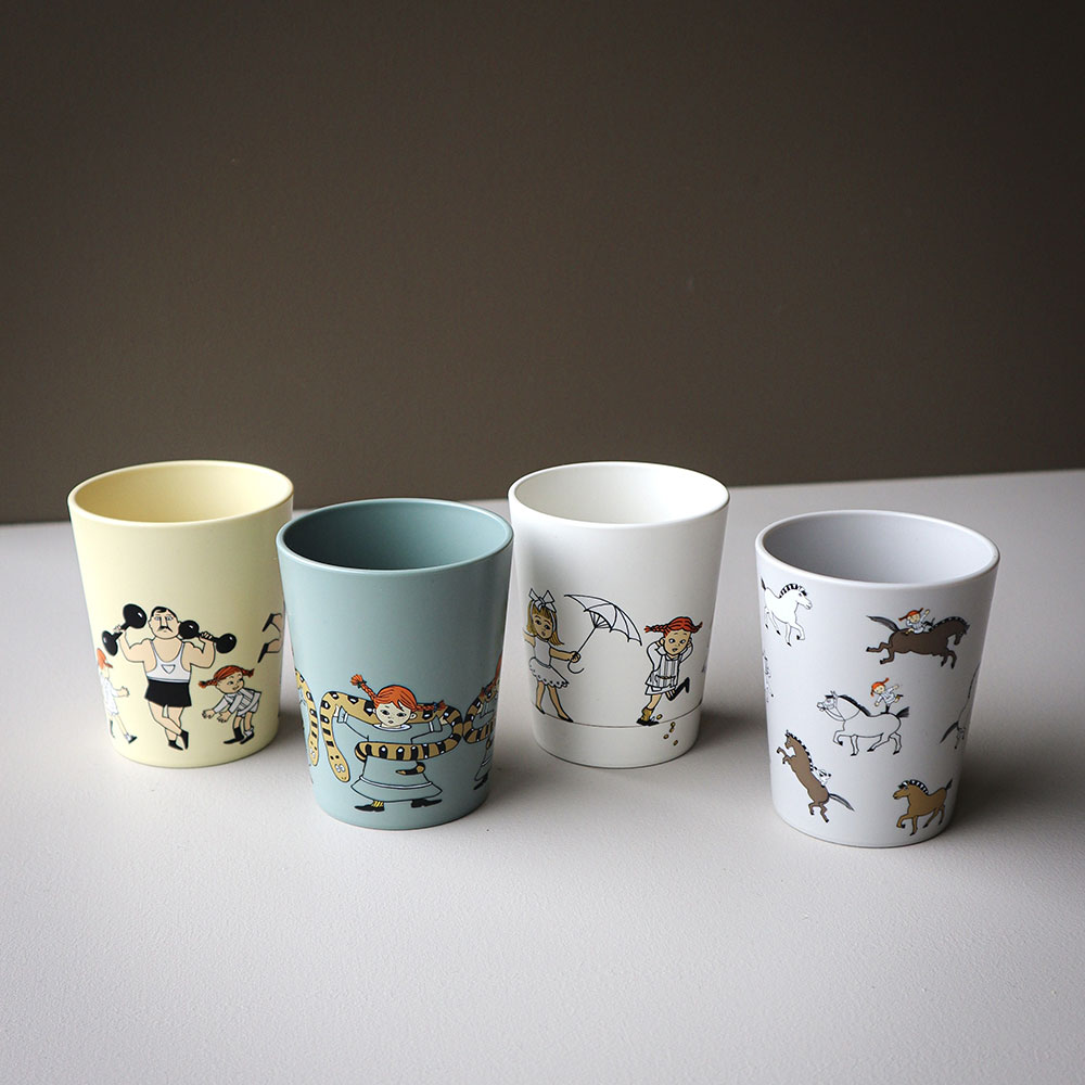 Rätt Start Pippi Cirkus Tumblermugg grön