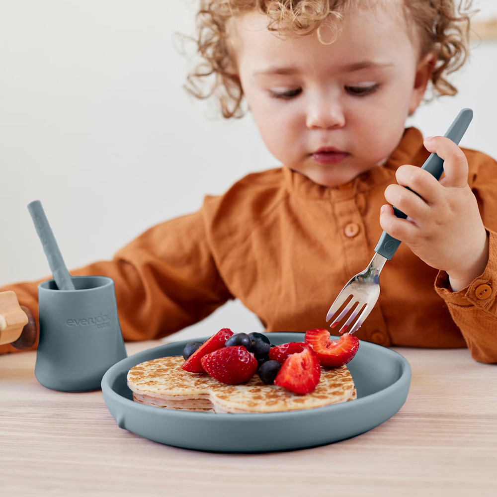 Everyday Baby silikontallrik Harmony Green