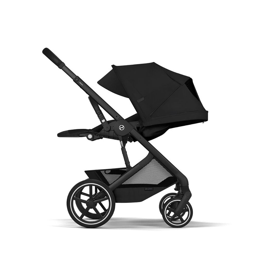 Cybex Balios s lux blk incl. hopfällbar liggdel moon black