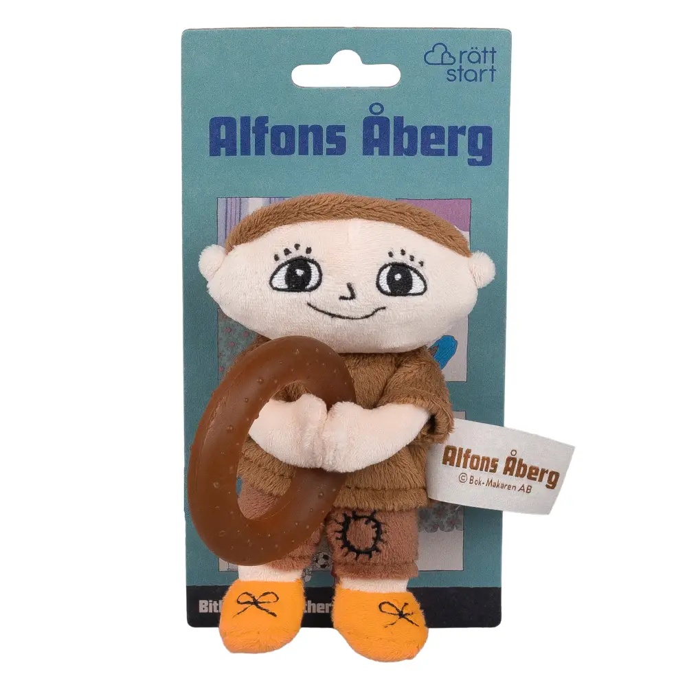 Rätt start Alfons Åberg Bitleksak med naturgummiring