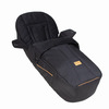 Emmaljunga 3in1 Åkpåse flat+ Outdoor black MY27