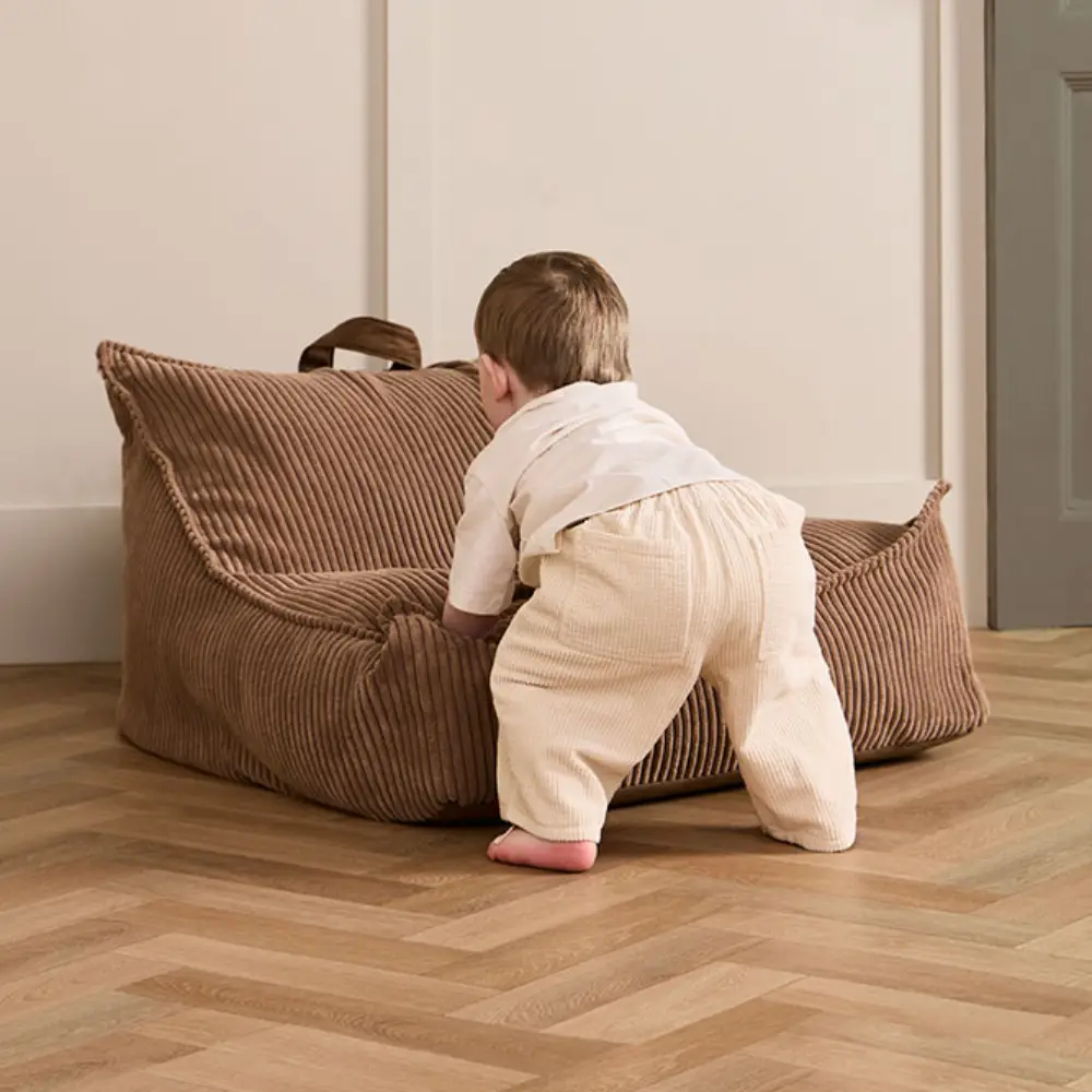 Kids Concept Sittpuff brun