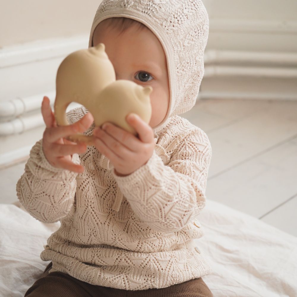 Konges Slöjd Babs Bitleksak Creamy White