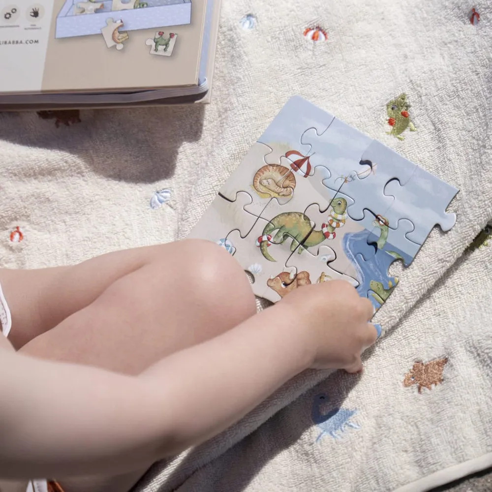 Filibabba Magnetiska spel - Dino Beach pussel