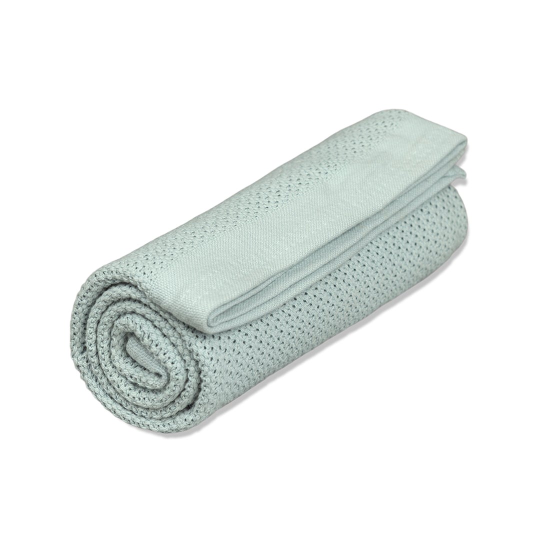 Vinter & Bloom gallerfilt Soft Grid EKO Sage Green