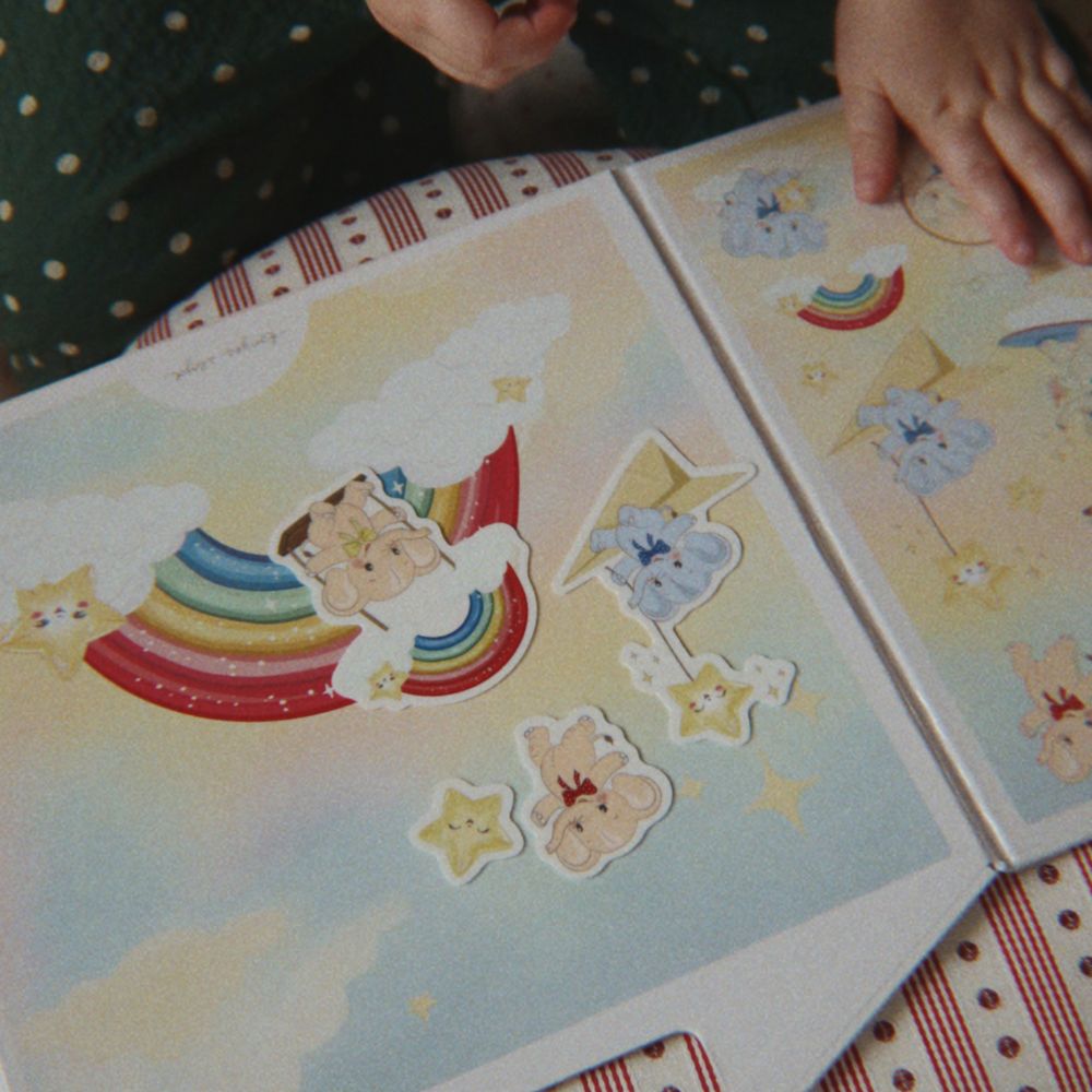 Konges slöjd my sticker world Multi Regnbåge