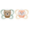 NUK napp Perfect Match Air fox/bear 0-6 mån