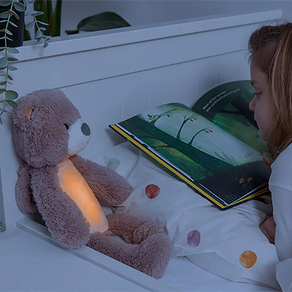 Zazu Brody the Bear Sömntränare/Nattlampa Rosa