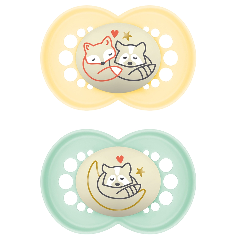 MAM Original Night 6-16 mån Silk Mix Blandade färger 2p