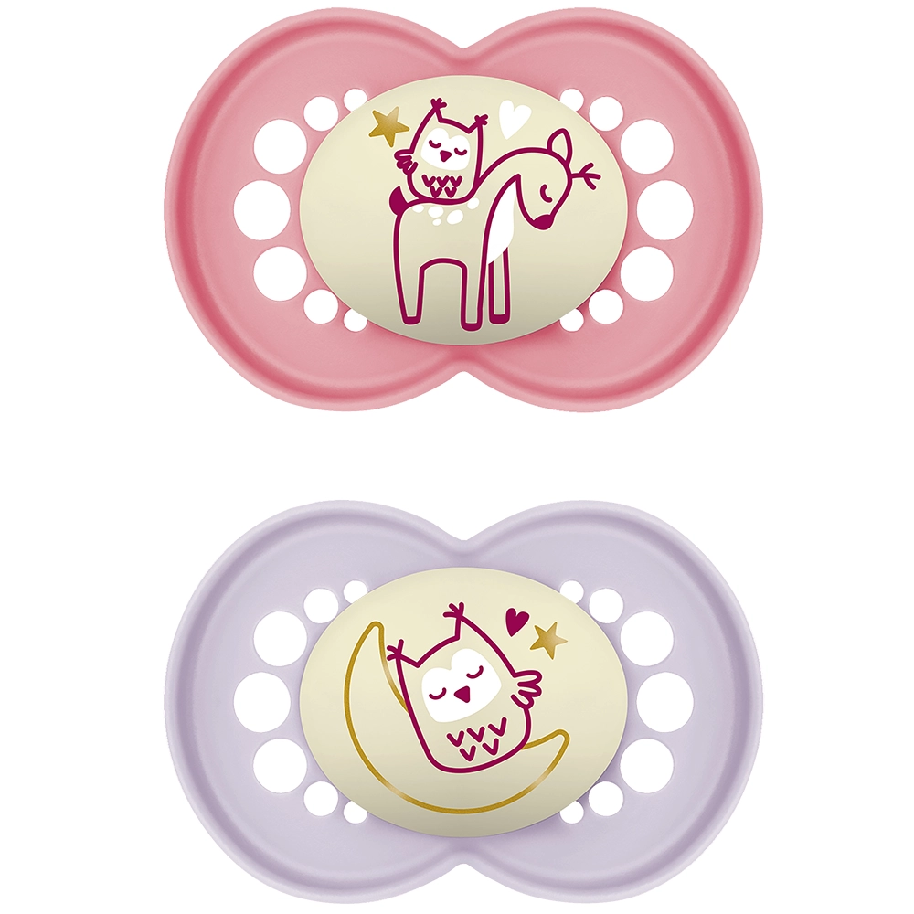 MAM Original Night 16-36 mån Silk Rosa 2p