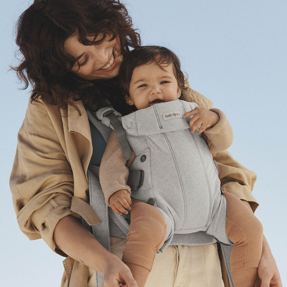 BabyBjörn bärsele Harmony Vävd Light Grey