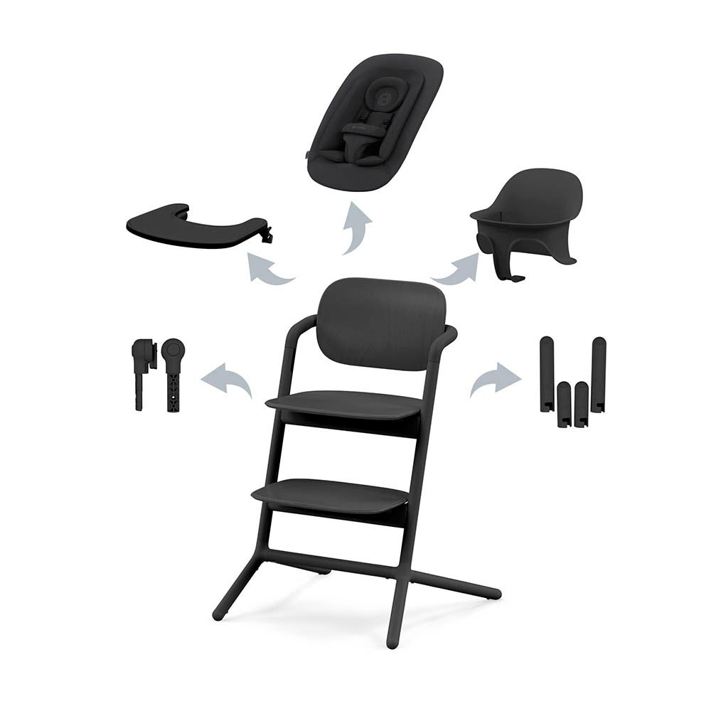 Cybex Lemo barnstol 4in1 Stunning Black