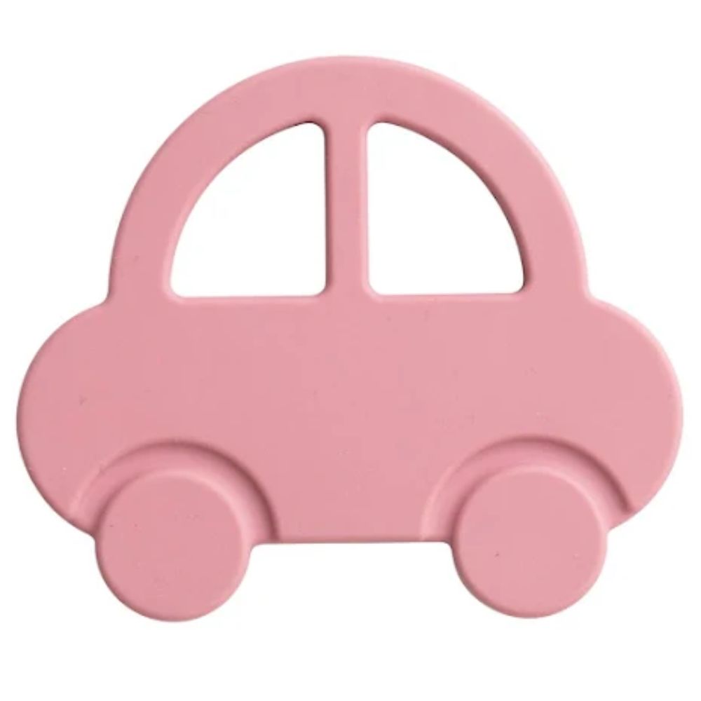 Rätt Start Bitleksak i silikon, Bil, rosa