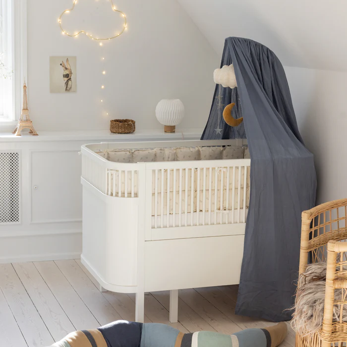 Sebra Sänghimmel Forest lake blue