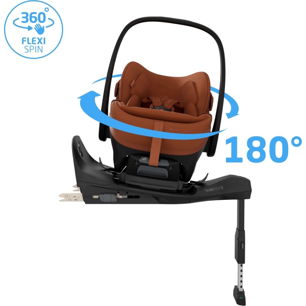 Maxi-Cosi Pebble Slide Pro Babyskydd Copper Terra