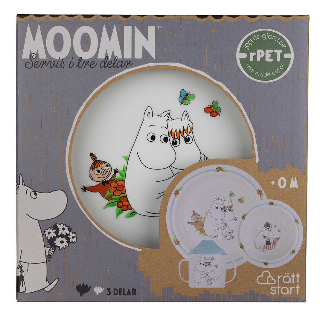 Rätt Start Mumin, Barnservis, 3-del