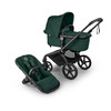 Bugaboo Fox 5 renew barnvagn black/fern green
